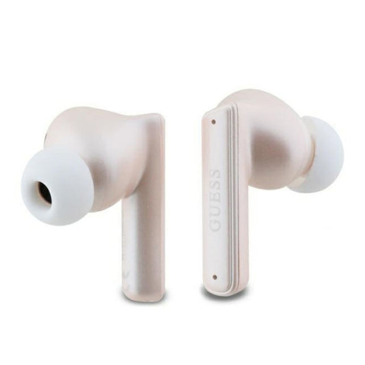 Handsfree Bluetooth Guess Capsule Printed Logo, TWS, ANC, Rosa