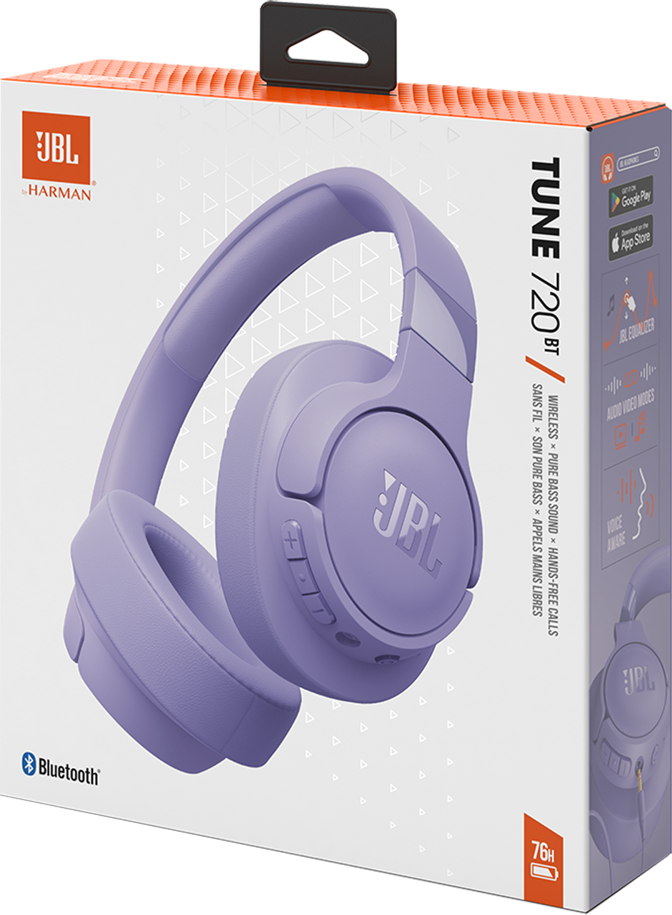 Freisprecheinrichtung Bluetooth JBL Tune 720BT, MultiPoint, A2DP, Lila JBLT720BTPUR
