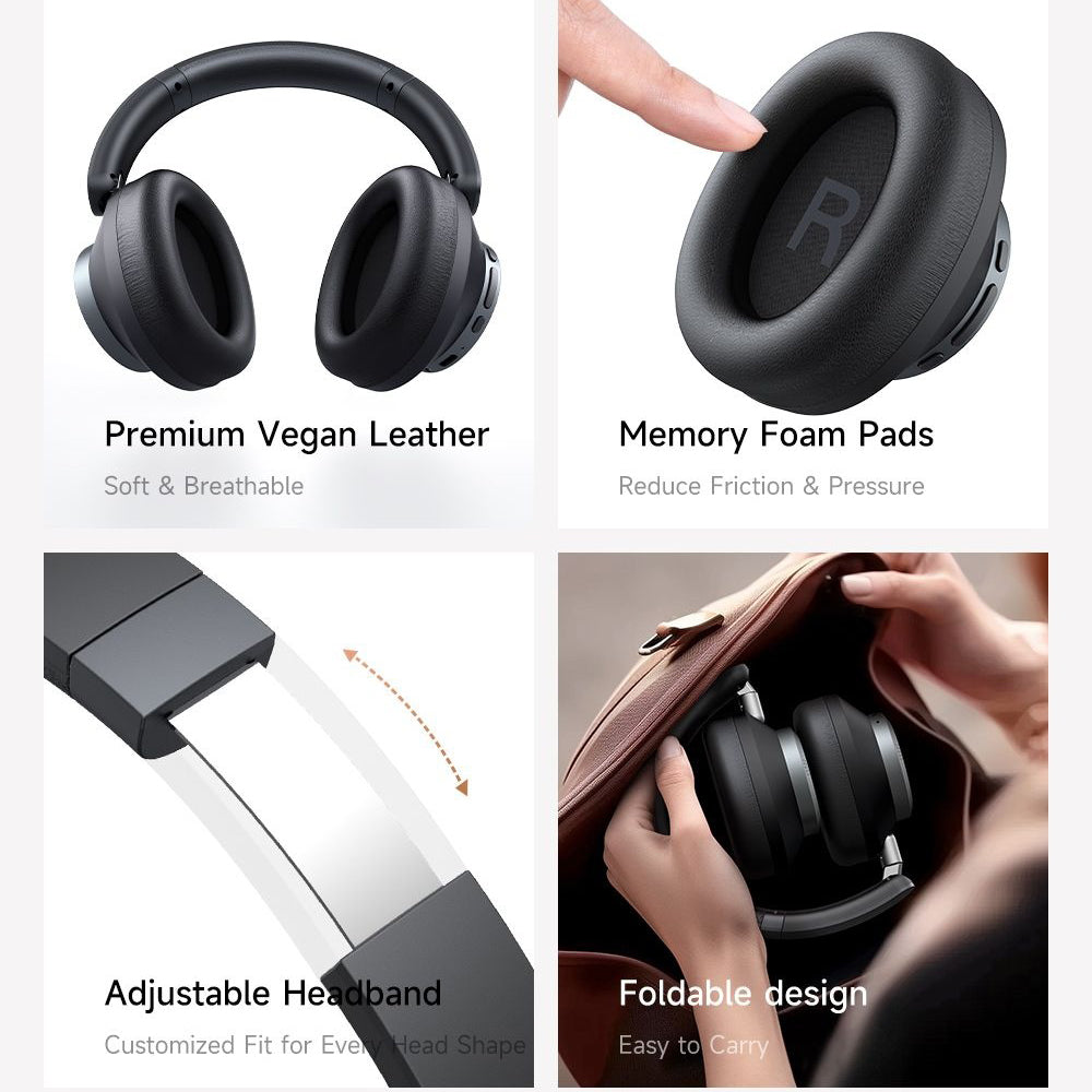 Handsfree Bluetooth McDodo HP-5820 T03, A2DP, ANC, Schwarz
