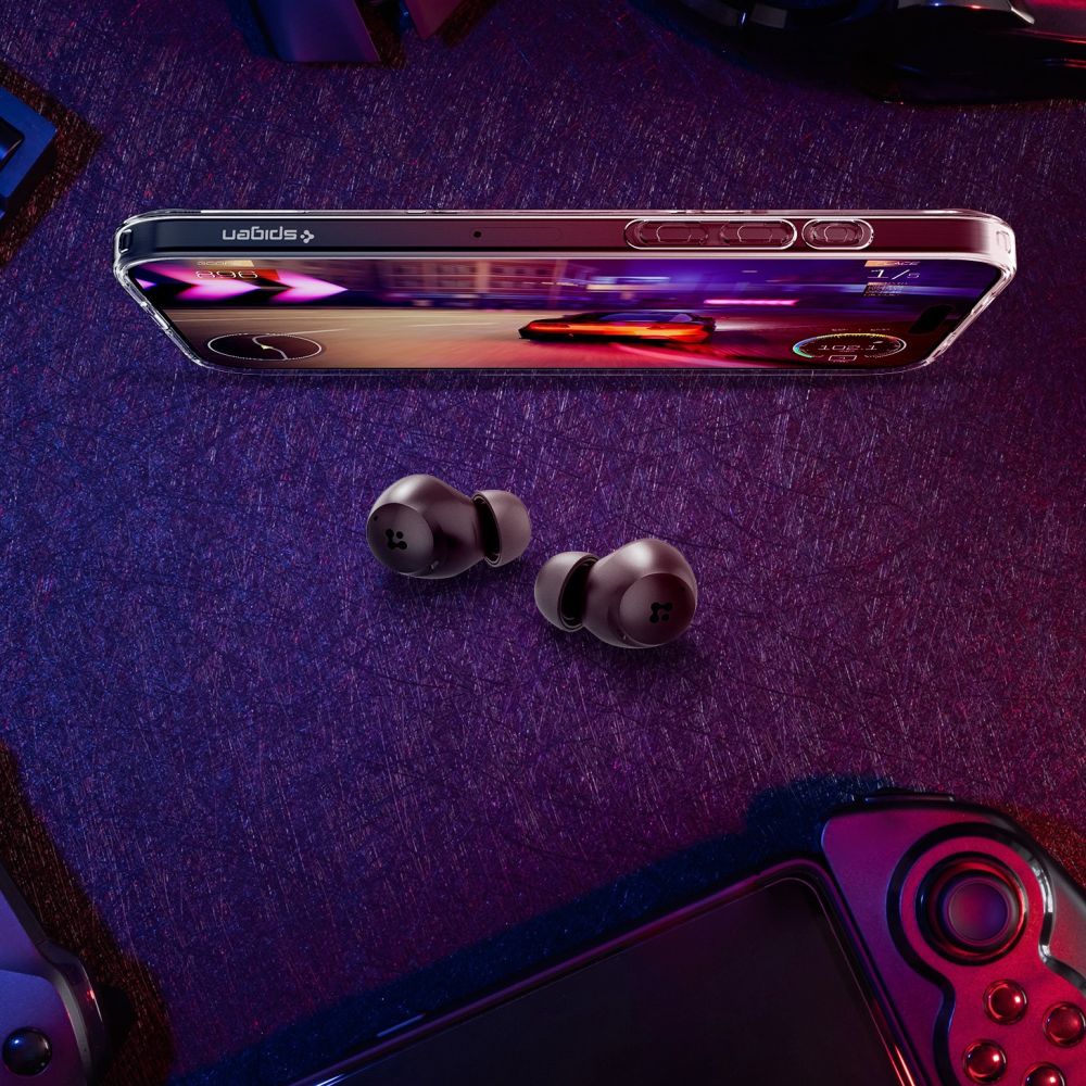 Handsfree Bluetooth Spigen SA2401, TWS, ANC, Black ASD07887