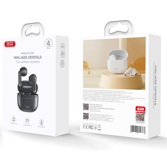 Bluetooth-Freisprecheinrichtung Bluetooth XO Design X33, TWS, Schwarz