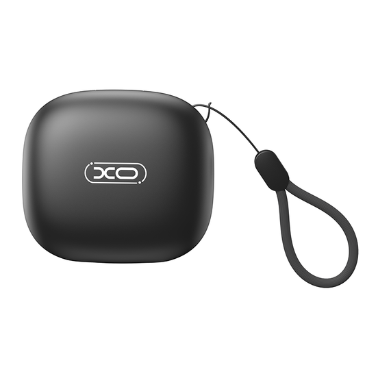 Bluetooth-Freisprecheinrichtung XO Design G53, TWS, ANC, Schwarz