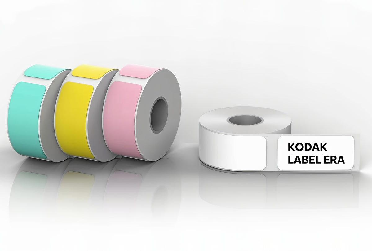 Selbstklebende Etikettenrolle für Kodak Label Era Drucker, 12 Stück Set