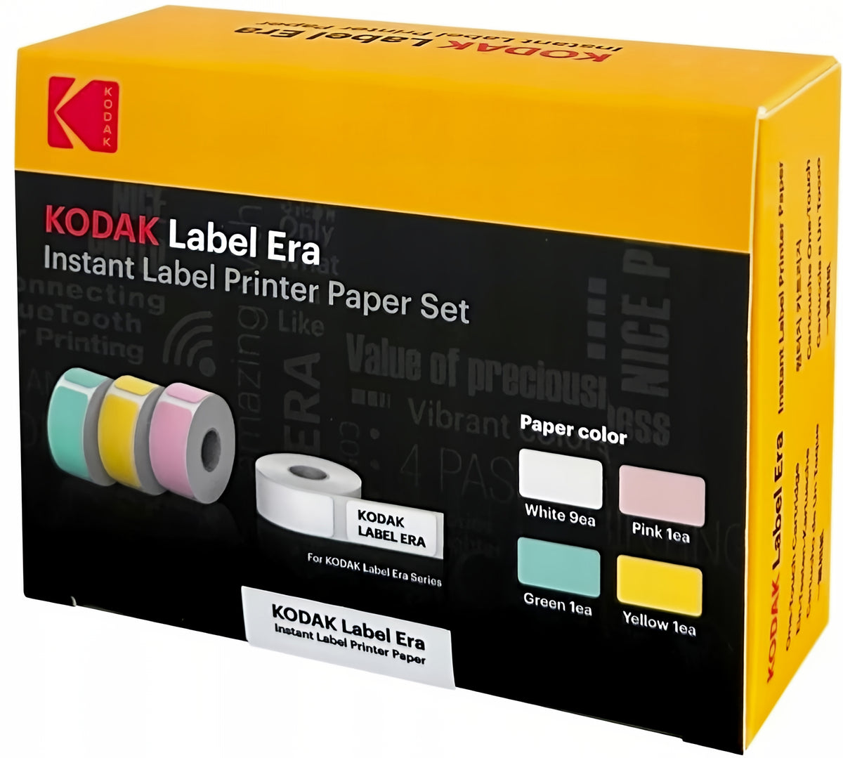 Selbstklebende Etikettenrolle für Kodak Label Era Drucker, 12 Stück Set