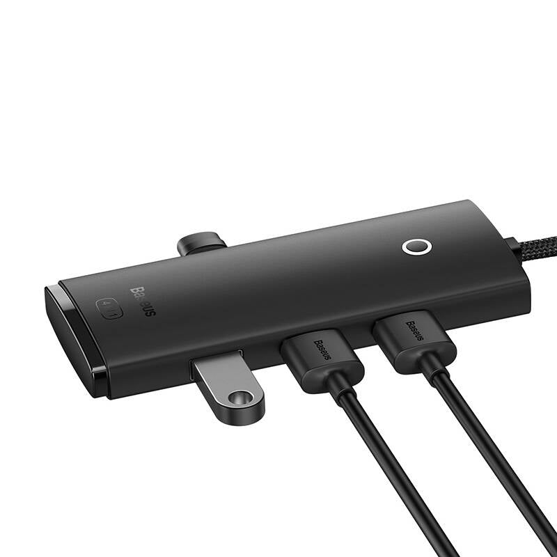 Baseus Lite USB 3.0 Hub | 4x USB-A & 1x USB-C | 0.25m | Schwarz