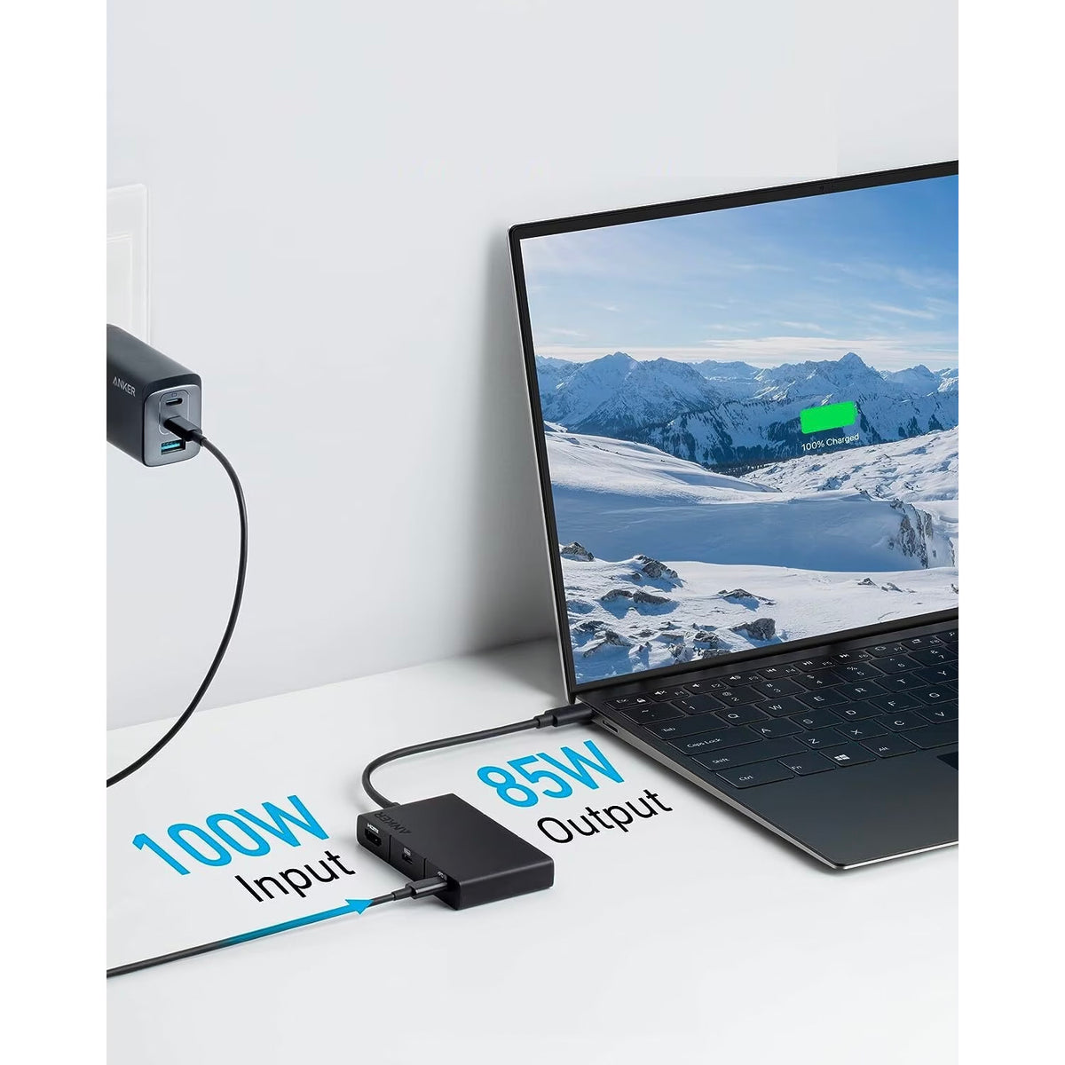 USB-C Hub Anker 332, 2 x USB-A - 2 x USB-C - 1 x HDMI, Schwarz A8356G11