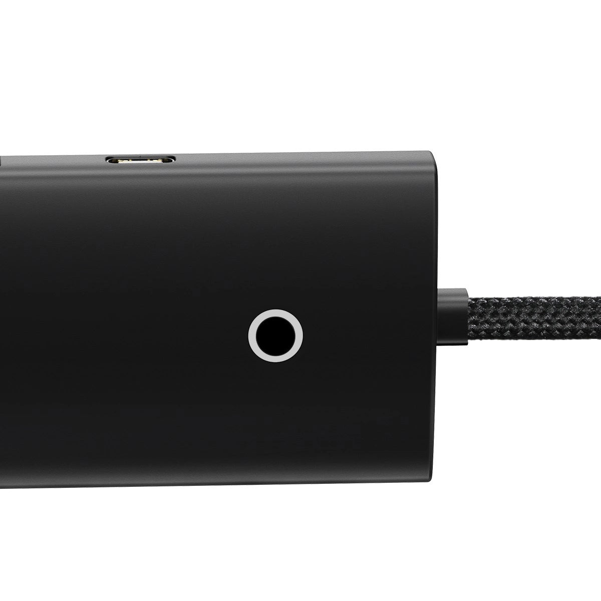 Hub USB-C Baseus Lite, 4 x USB-A 3.0 - 1 x USB-C, 0,25m, Schwarz WKQX030301