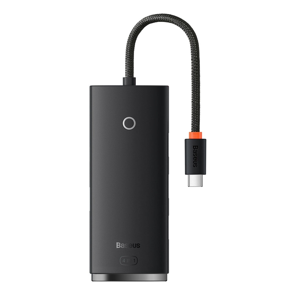 Hub USB-C Baseus Lite, 4 x USB-A 3.0 - 1 x USB-C, 0,25m, Schwarz WKQX030301