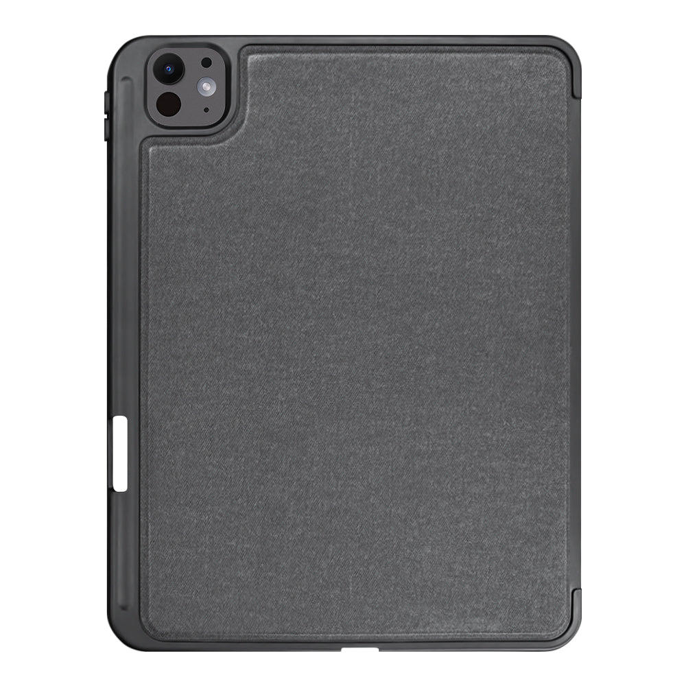 Tastaturhülle für Apple iPad Pro 11 (2024), Techsuit, KeyTab Pro, Schwarz