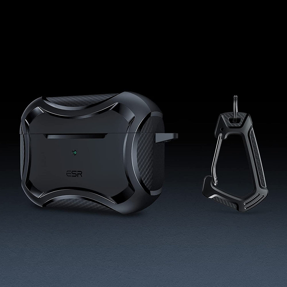 ESR Cyber Armor Tough Case for Apple AirPods Pro Series, Black