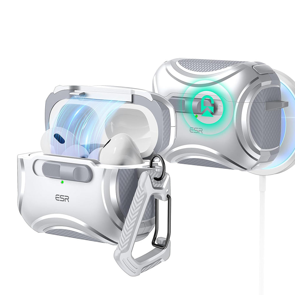 ESR Cyber Hülle für Apple AirPods Pro Serie, Grau