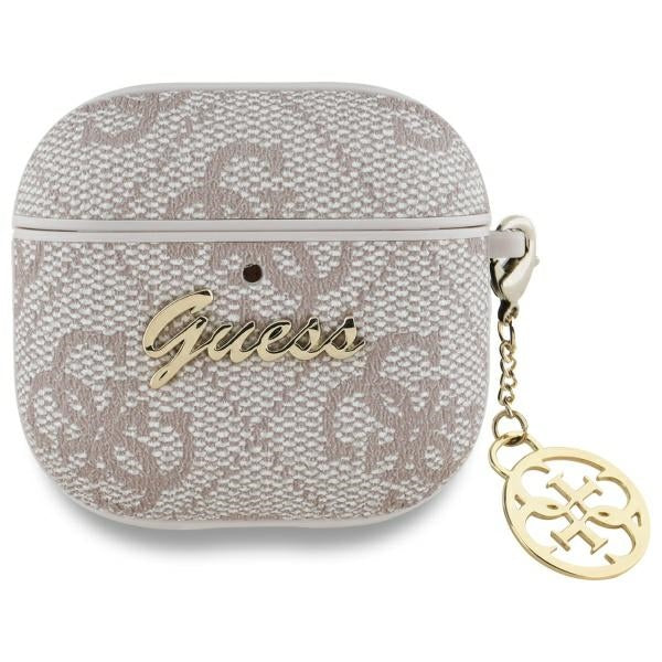 Guess 4G Charm Hülle für Apple AirPods 4, Rosa