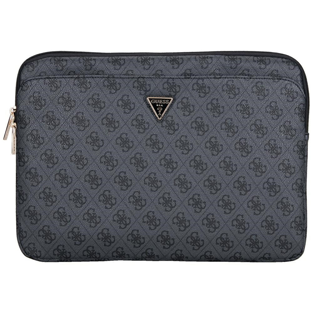 Guess 4G Triangle Logo Hülle für 14-Zoll-Laptop, Schwarz