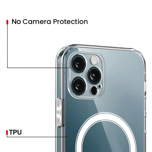 MagSafe Hülle für Apple iPhone 17 Pro Max, OEM, Klar, Transparent