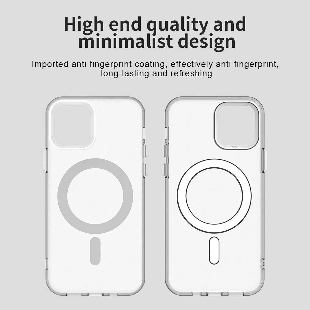 MagSafe Hülle für Apple iPhone 12 / 12 Pro, Techsuit, CandyCase, Weiß