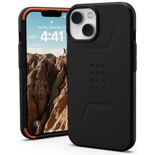 MagSafe-Hülle für Apple iPhone 14 Plus, Urban Armor Gear, Civilian, Schwarz