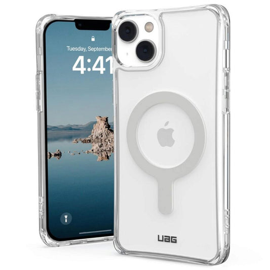 MagSafe-Hülle für Apple iPhone 14 Plus, Urban Armor Gear, Plyo, Transparent