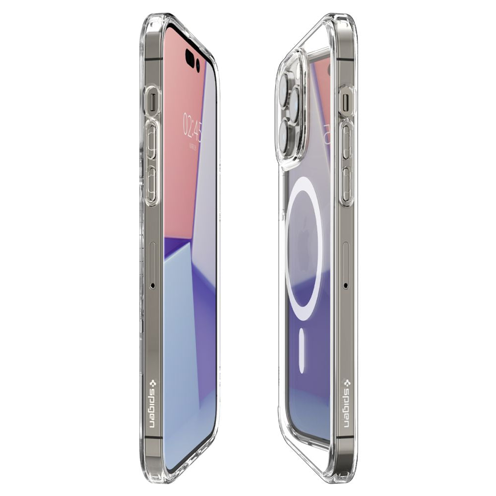 MagSafe Hülle für Apple iPhone 14 Pro, Spigen, Ultra Hybrid, Weiß