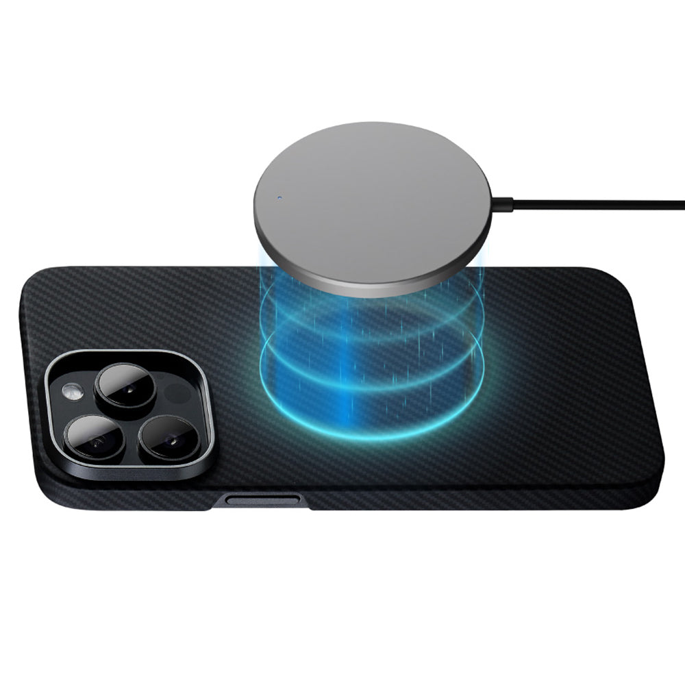 MagSafe Case for Apple iPhone 15, Edizard, Air, Black