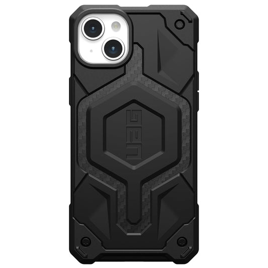 MagSafe-Hülle für Apple iPhone 15 Plus, Urban Armor Gear, Monarch Pro Carbon, Schwarz