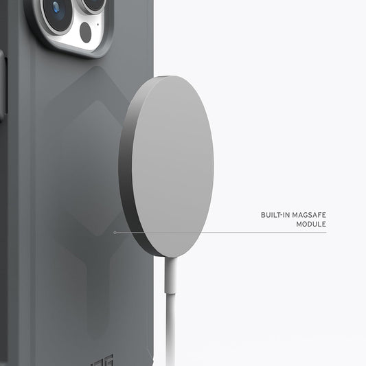MagSafe-Hülle für Apple iPhone 15 Pro Max, Urban Armor Gear, Essential Armor, Silber