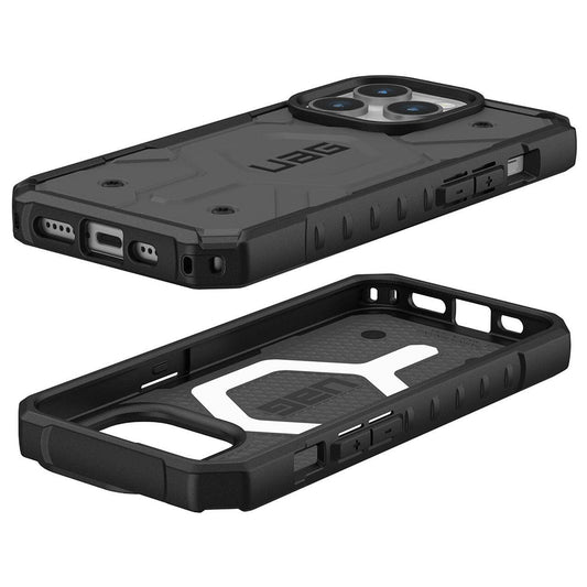 MagSafe-Hülle für Apple iPhone 15 Pro, Urban Armor Gear, Pathfinder, Silber