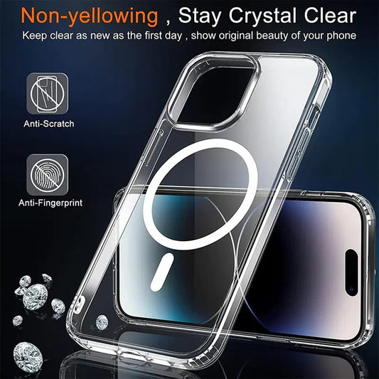 MagSafe Case for Apple iPhone 15, Techsuit, Pro, Black