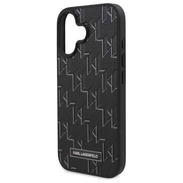 MagSafe Hülle für Apple iPhone 16 Plus, Karl Lagerfeld, Hot Stamp, Schwarz