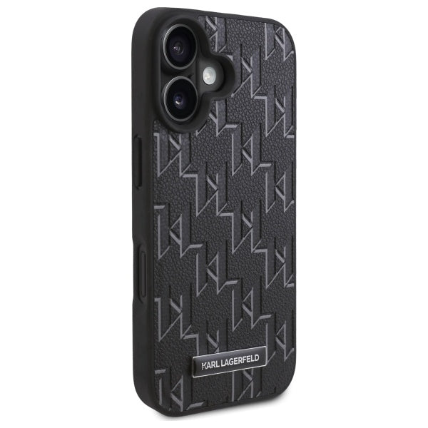 MagSafe Hülle für Apple iPhone 16 Plus, Karl Lagerfeld, Hot Stamp, Schwarz