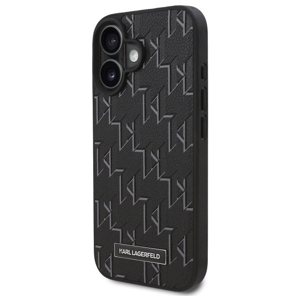 MagSafe Hülle für Apple iPhone 16 Plus, Karl Lagerfeld, Hot Stamp, Schwarz