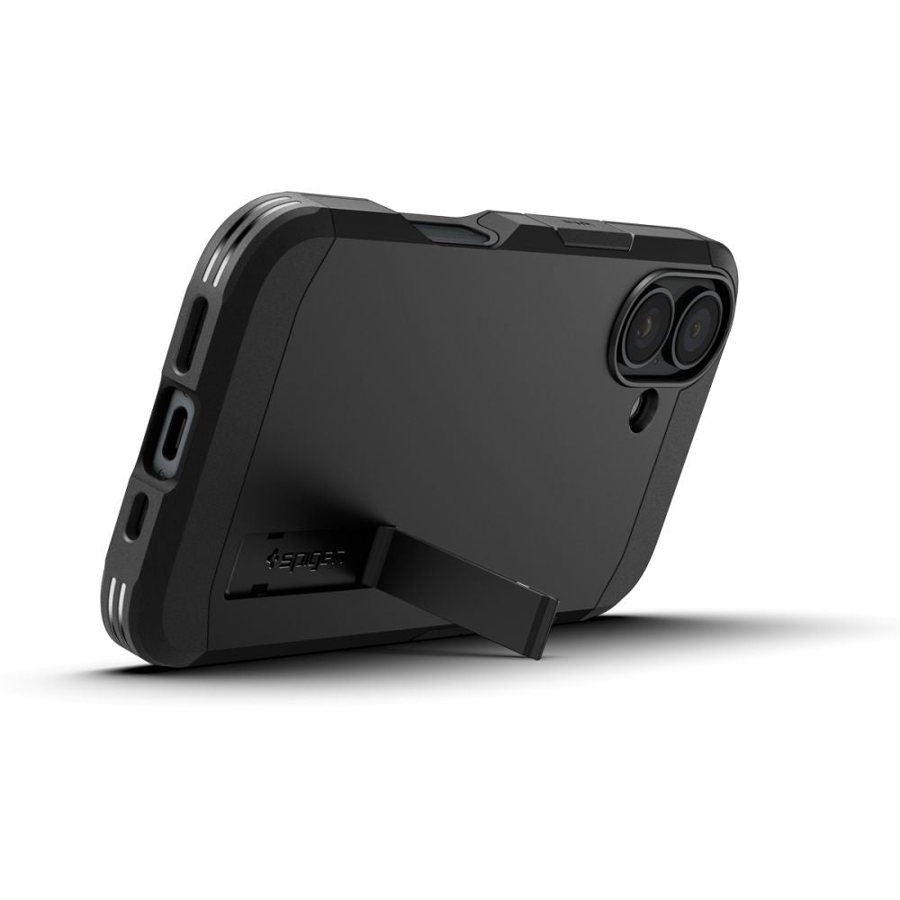 MagSafe Hülle für Apple iPhone 16 Plus, Spigen, Tough Armor, Schwarz