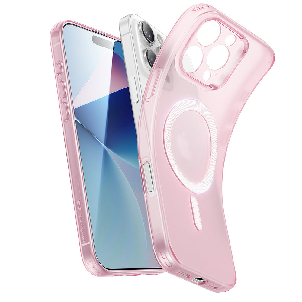 MagSafe Hülle für Apple iPhone 16 Pro, ESR, Zero, Satinrosa