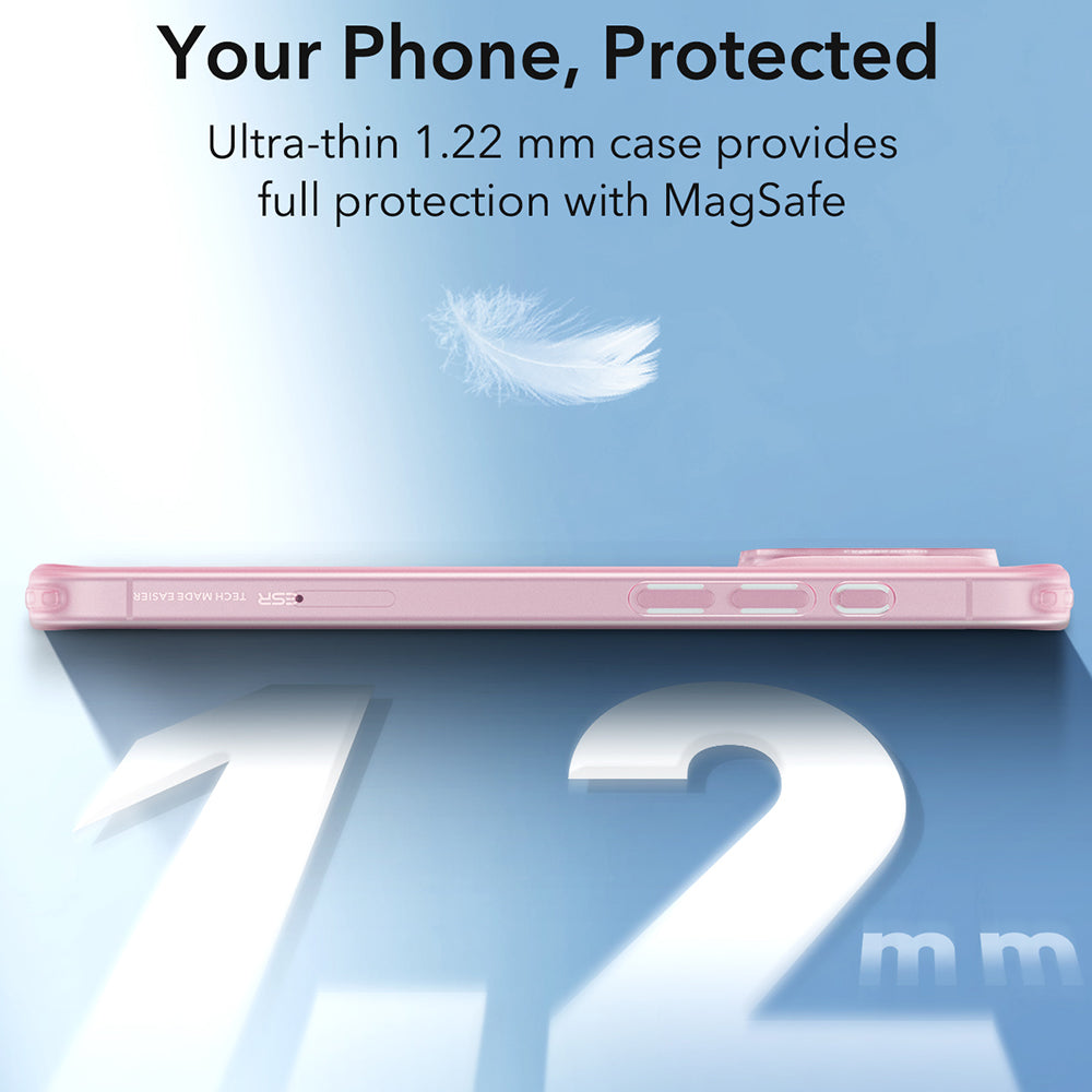 MagSafe Hülle für Apple iPhone 16 Pro, ESR, Zero, Satinrosa