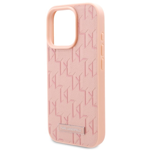 MagSafe Hülle für Apple iPhone 16 Pro, Karl Lagerfeld, Hot Stamp, Rosa