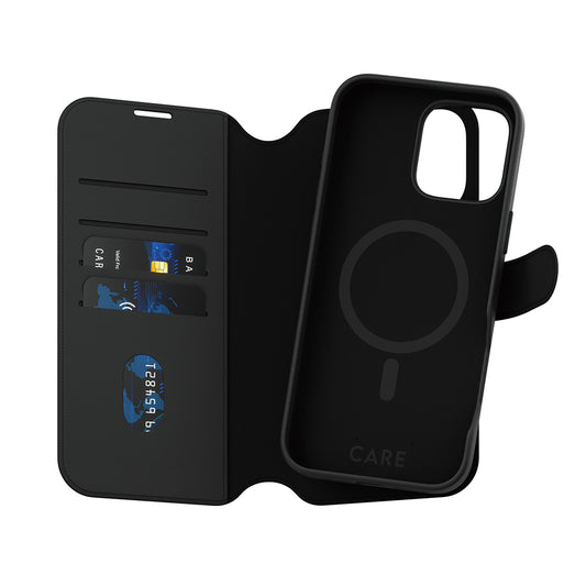 MagSafe Hülle für Apple iPhone 16 Pro Max, PanzerGlass, Care Feature Tango Two-in-One, Schwarz