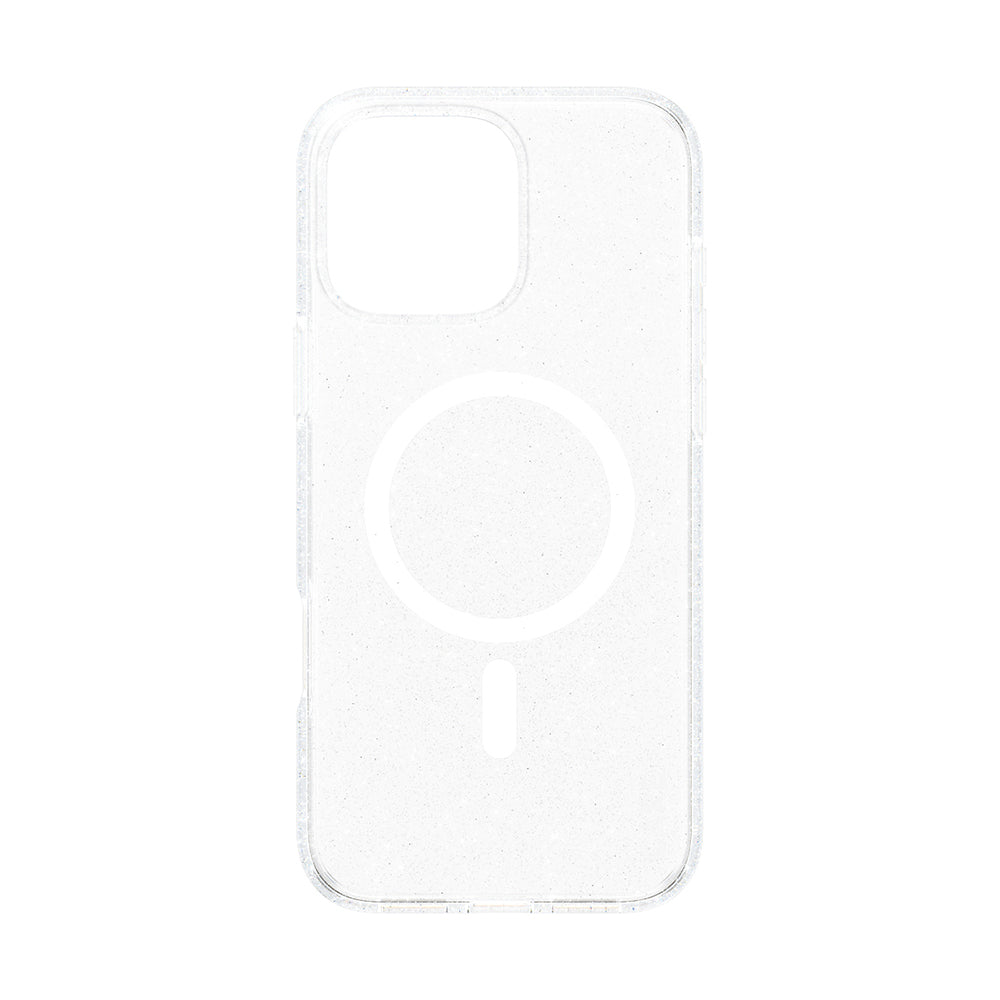 MagSafe Hülle für Apple iPhone 16 Pro Max, PanzerGlass, Care Urban Combat Star Lit, Transparent Weiß