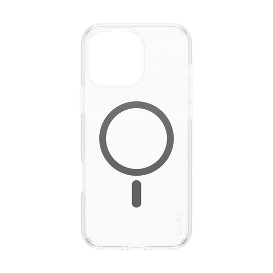 MagSafe Hülle für Apple iPhone 16 Pro Max, PanzerGlass, Care Urban Combat, Schwarz Transparent