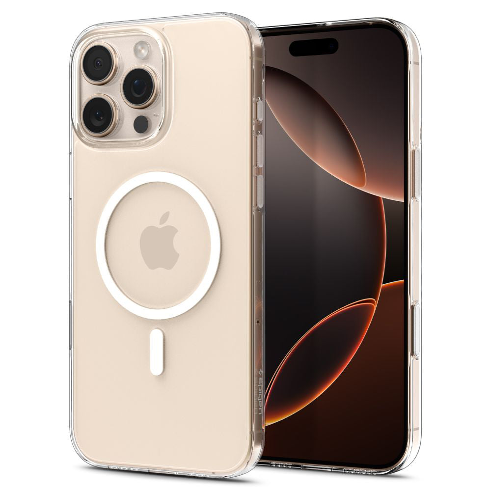 MagSafe Hülle für Apple iPhone 16 Pro Max, Spigen, Thin Fit, Weiß ACS09315