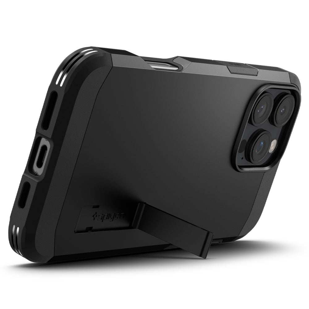 MagSafe Hülle für Apple iPhone 16 Pro Max, Spigen, Tough Armor, Schwarz