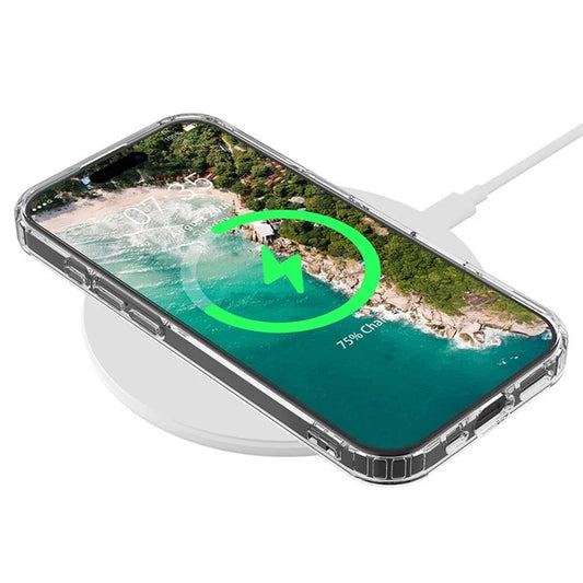 MagSafe-Hülle für Apple iPhone 16 Pro Max, Techsuit, Pro, Transparent