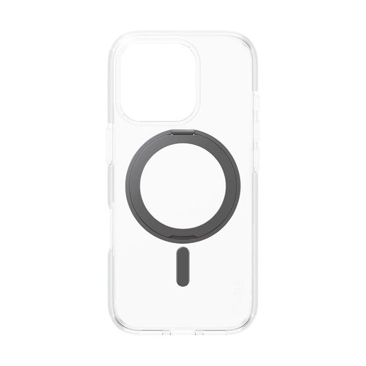 MagSafe Hülle für Apple iPhone 16 Pro, PanzerGlass, mit Kickstand, Schwarz Transparent