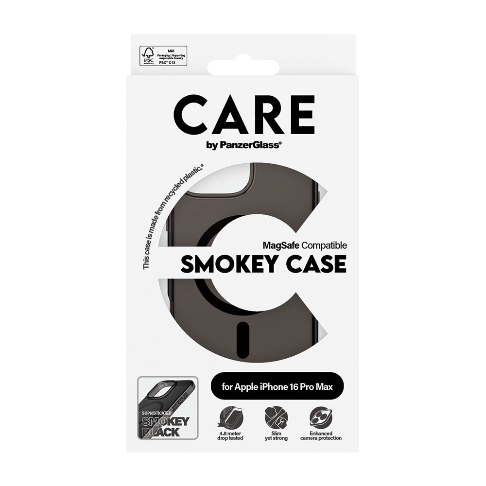 MagSafe Hülle für Apple iPhone 16 Pro, PanzerGlass, Care Urban Combat, Schwarz