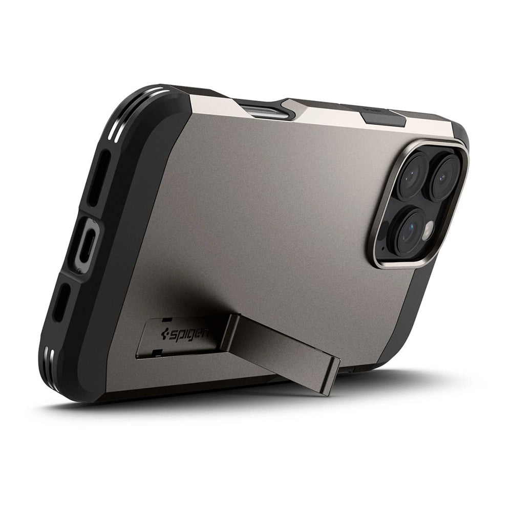 MagSafe Case for Apple iPhone 16 Pro, Spigen, Tough Armor, Gray ACS08145