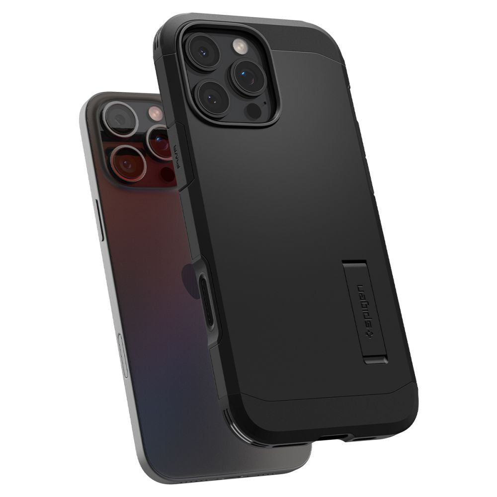 MagSafe Case for Apple iPhone 16 Pro, Spigen, Tough Armor T, Black ACS08510