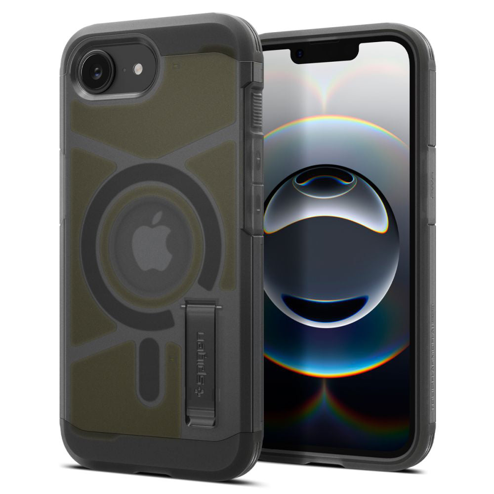 MagSafe Case for Apple iPhone 17e / 16e, Spigen, Tough Armor, Matte Black