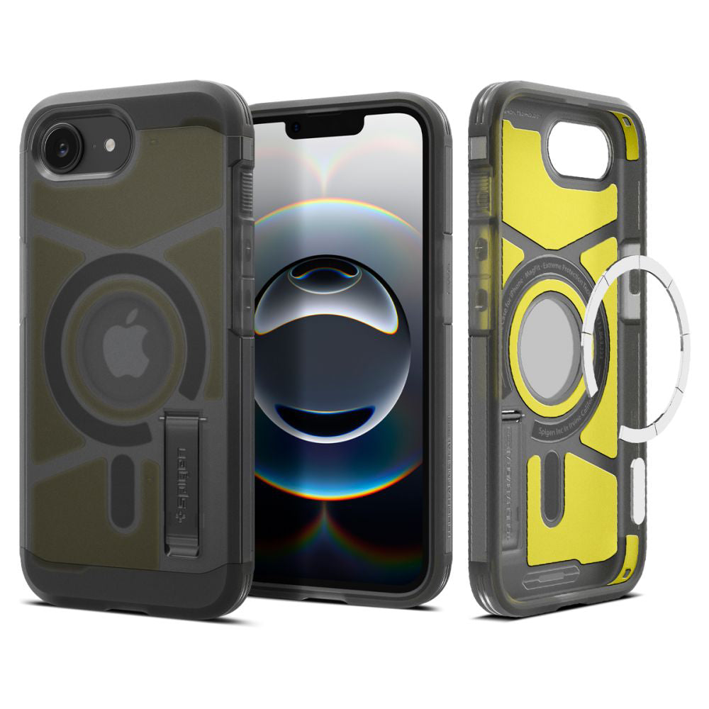 MagSafe Case for Apple iPhone 17e / 16e, Spigen, Tough Armor, Matte Black