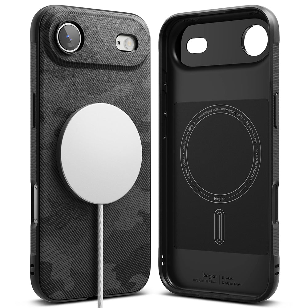 MagSafe Hülle für Apple iPhone 17 Air, Ringke, Onyx, Tarnmuster