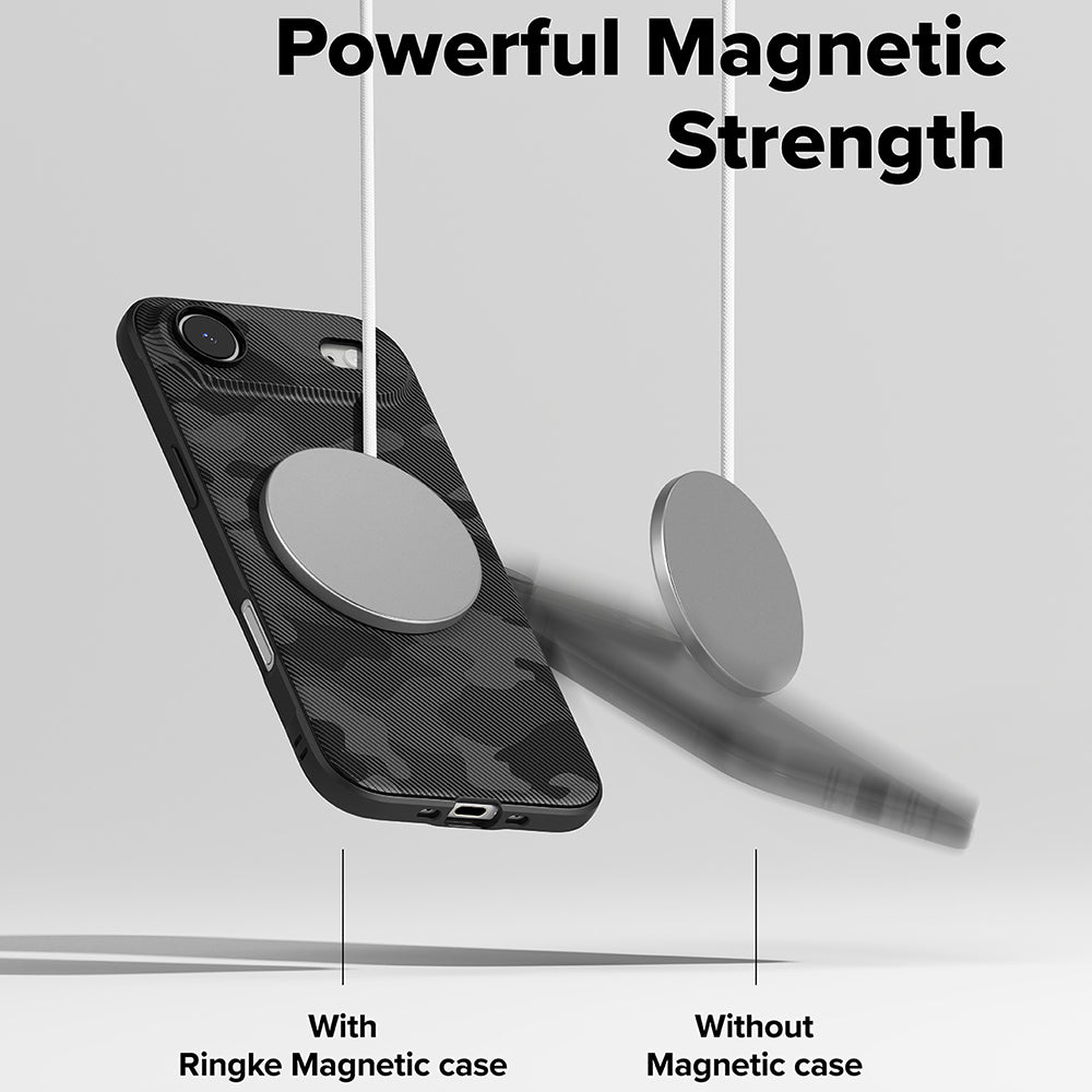 MagSafe Hülle für Apple iPhone 17 Air, Ringke, Onyx, Tarnmuster