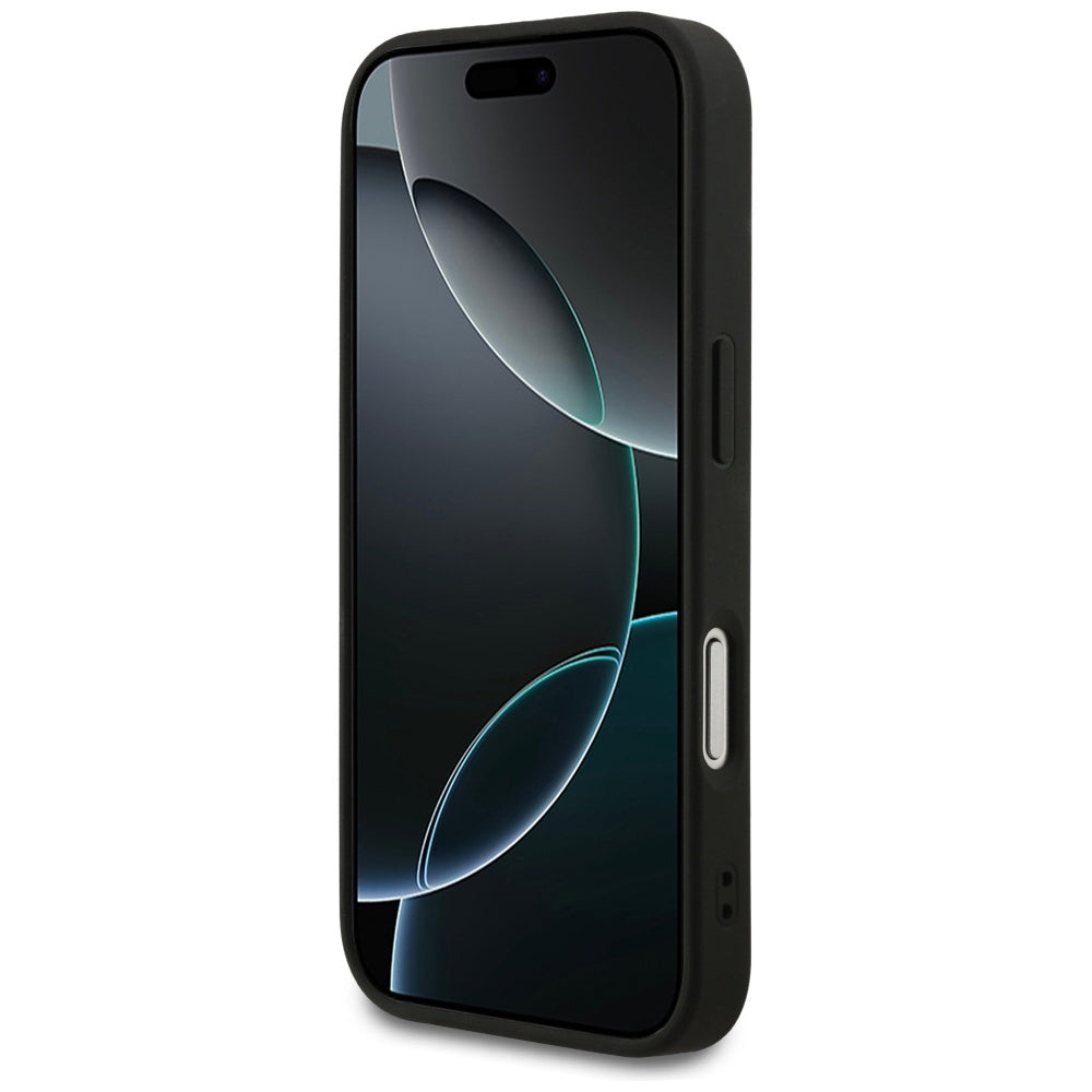 MagSafe Case for Apple iPhone 17 Pro, Guess, Saffiano Classic Logo, Black
