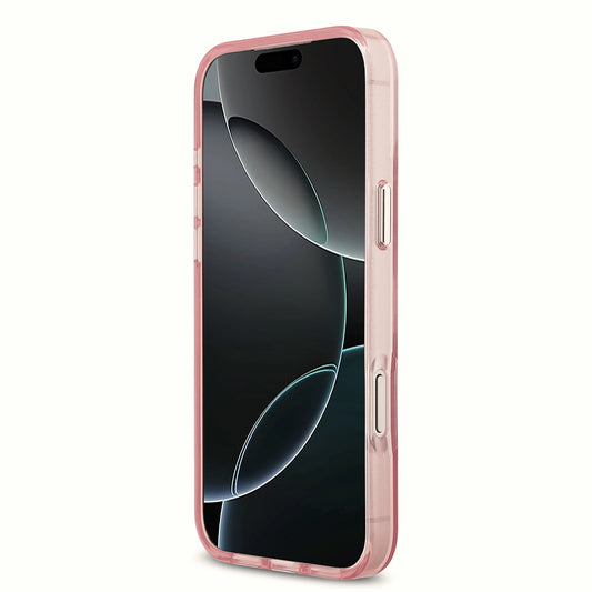 MagSafe Hülle für Apple iPhone 17 Pro, Karl Lagerfeld, IML Sketch Logo Choupette, Rosa